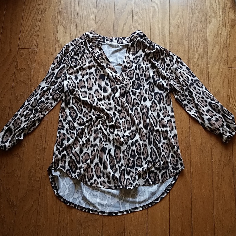 Entro Leopard Print Top